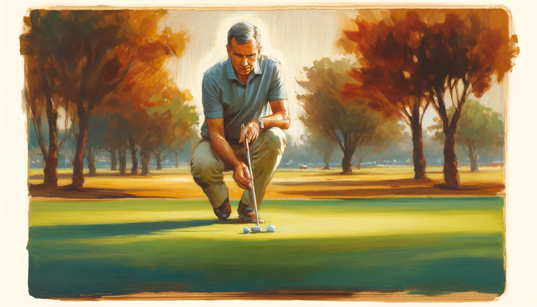 Arc putting stroke golf strategy