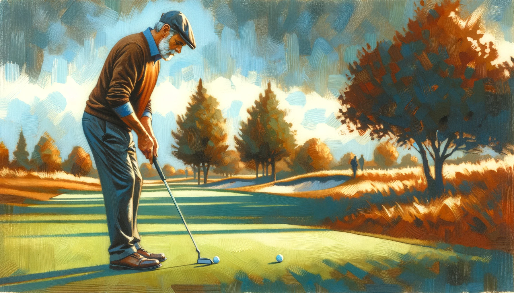 Arc putting stroke putting tips