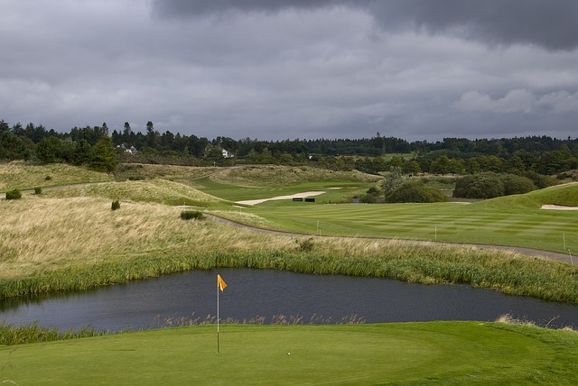 Beautiful golf course in Scotland Beautiful golf course in Scotland
