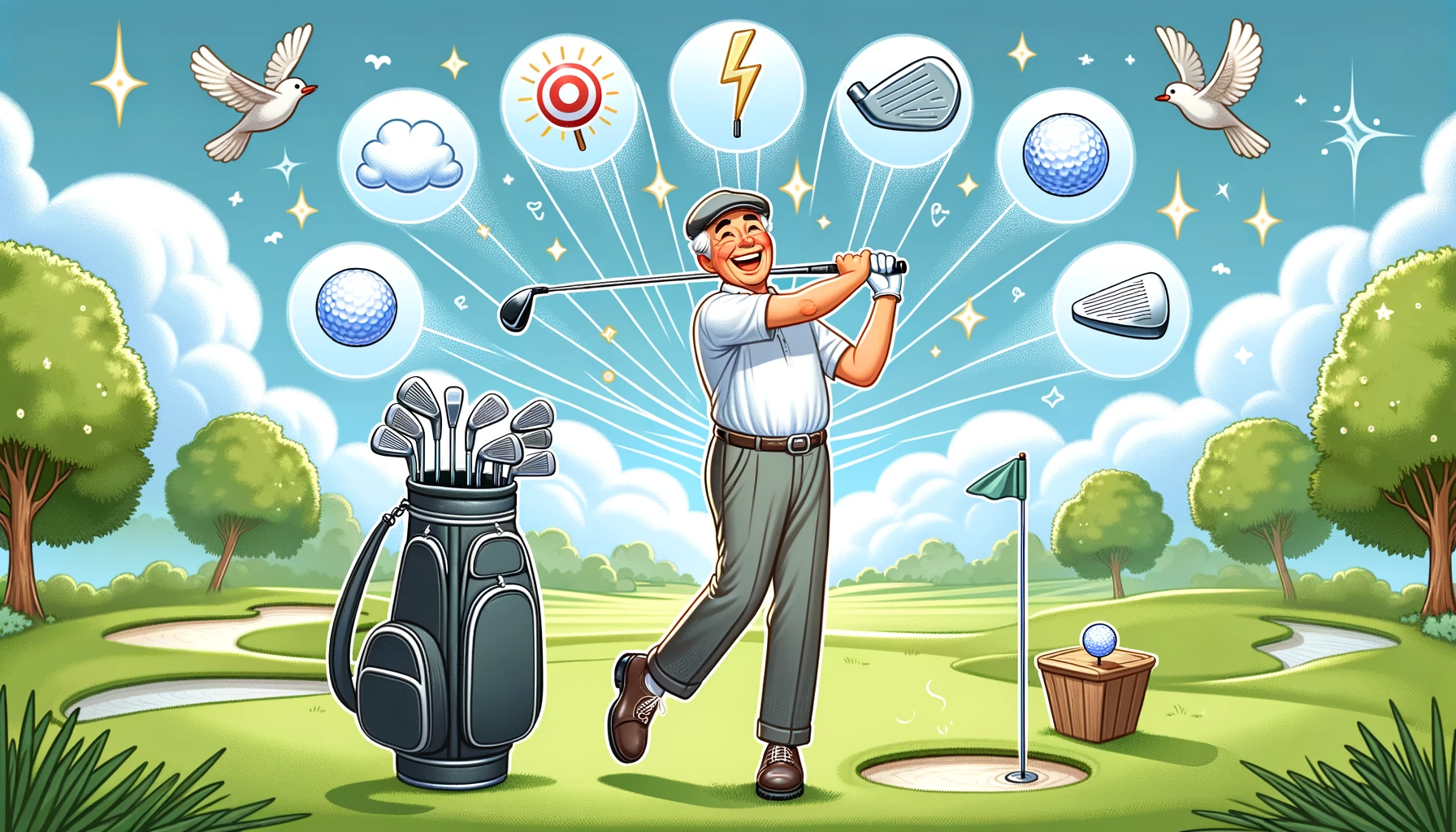 Beginner golf club selection