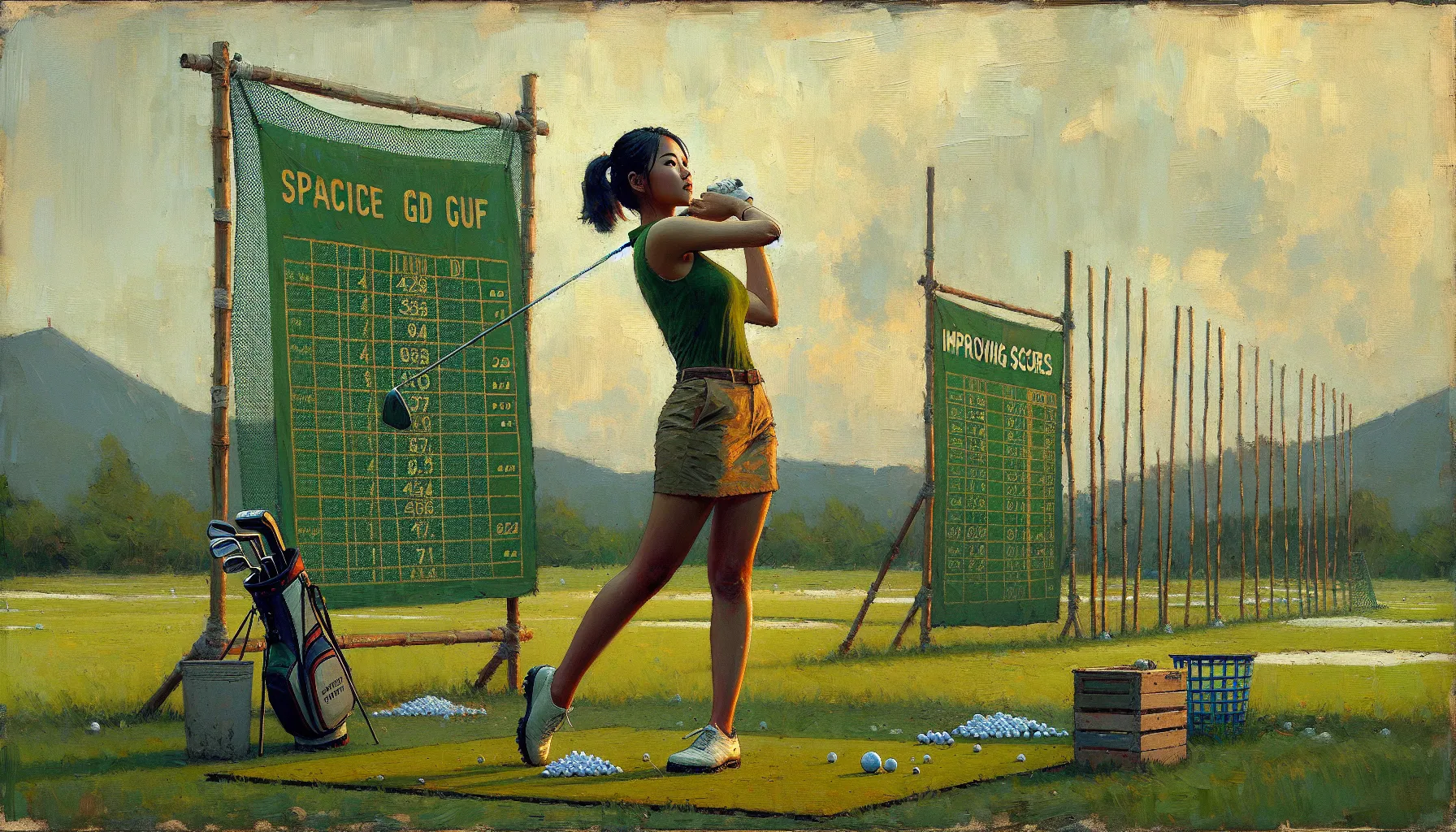 Budget friendly golf practice setup Budget friendly golf practice setup