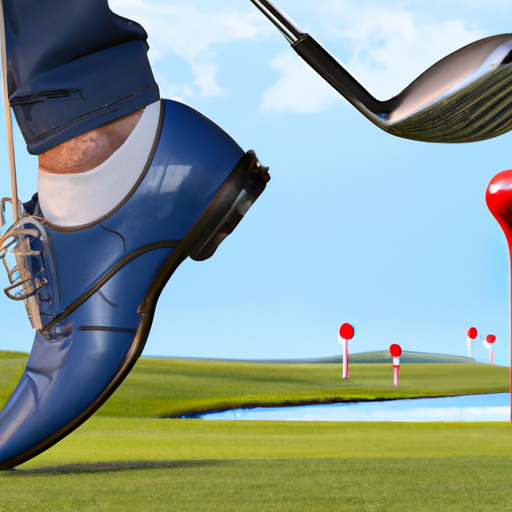 Budget spikeless golf shoe in blue
