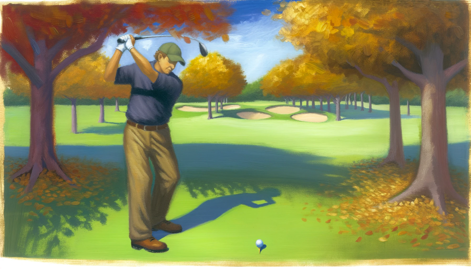 Curing over the top golf swing