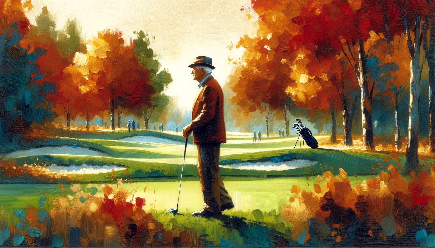 Golf lessons elderly autumn
