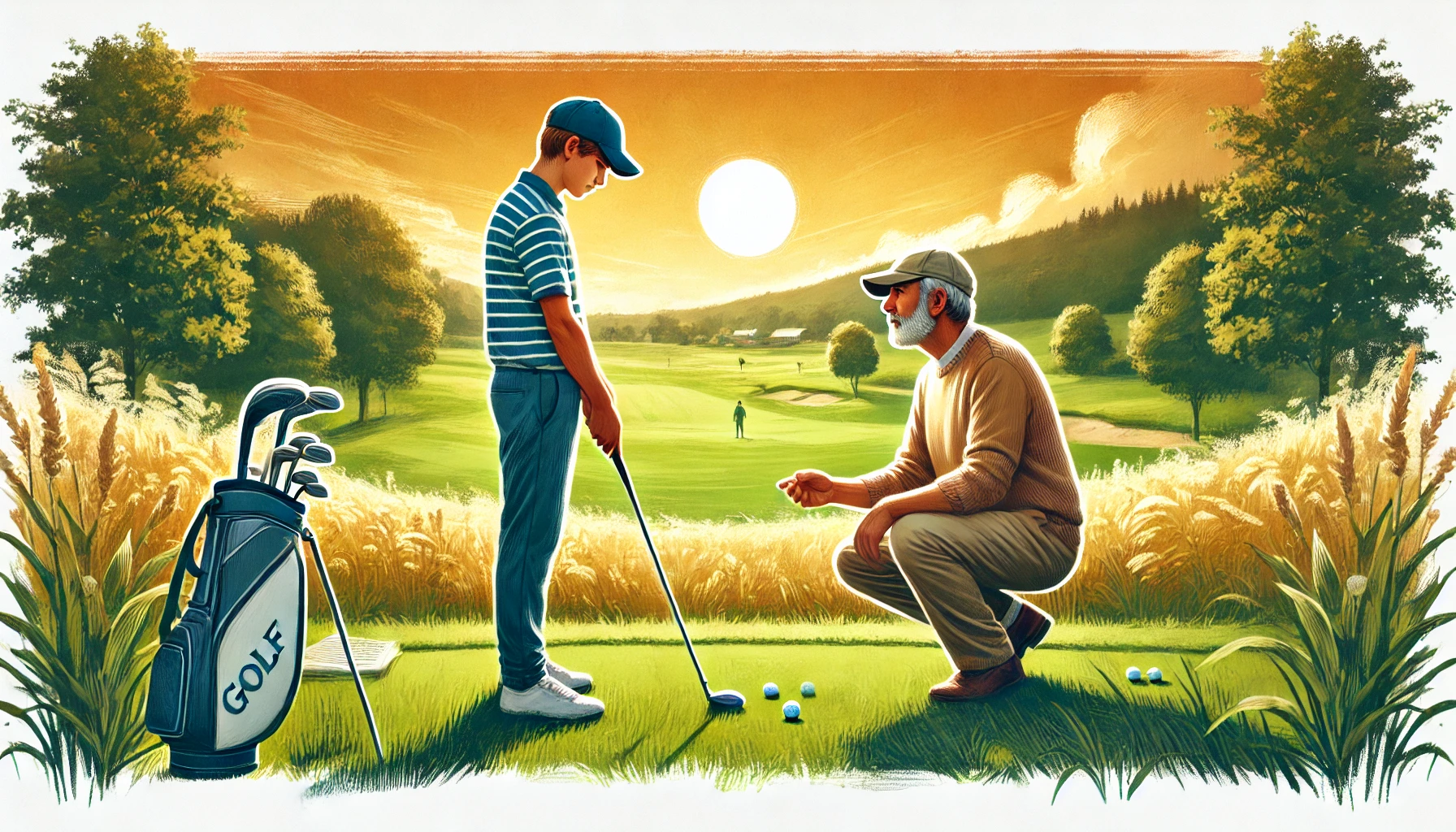 Golf playing lesson guide Golf playing lesson guide