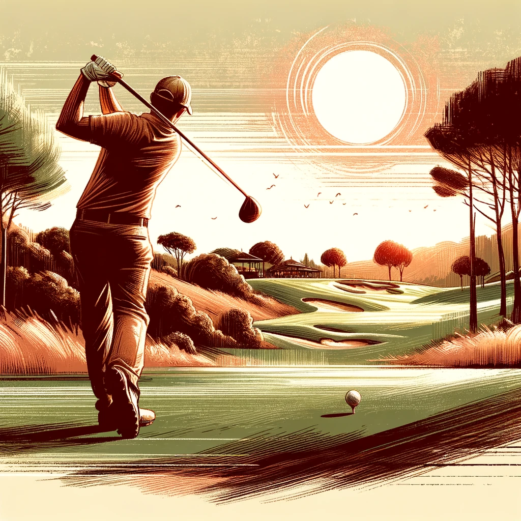 Golf swing energy focus Golf swing energy focus