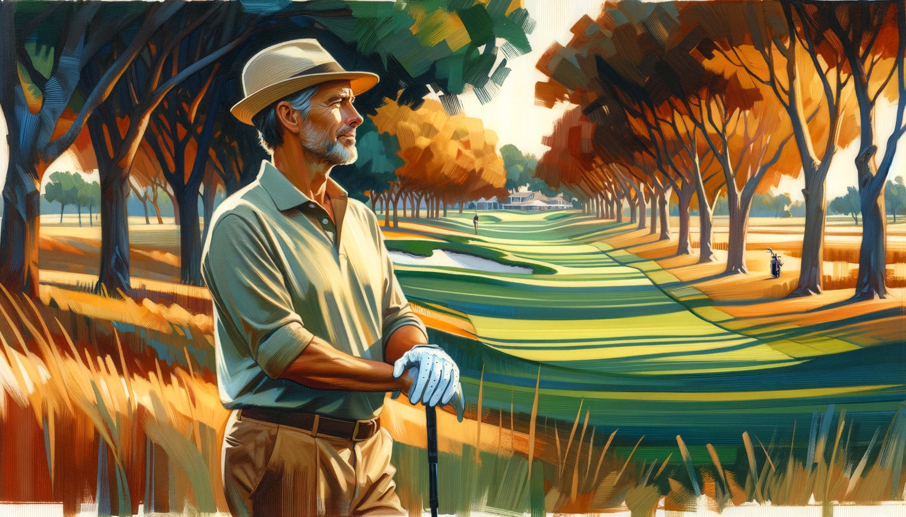 Golfer conquering toughest clubs