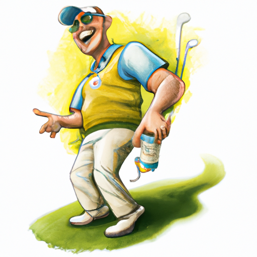 Golfer feeling effortless on the course