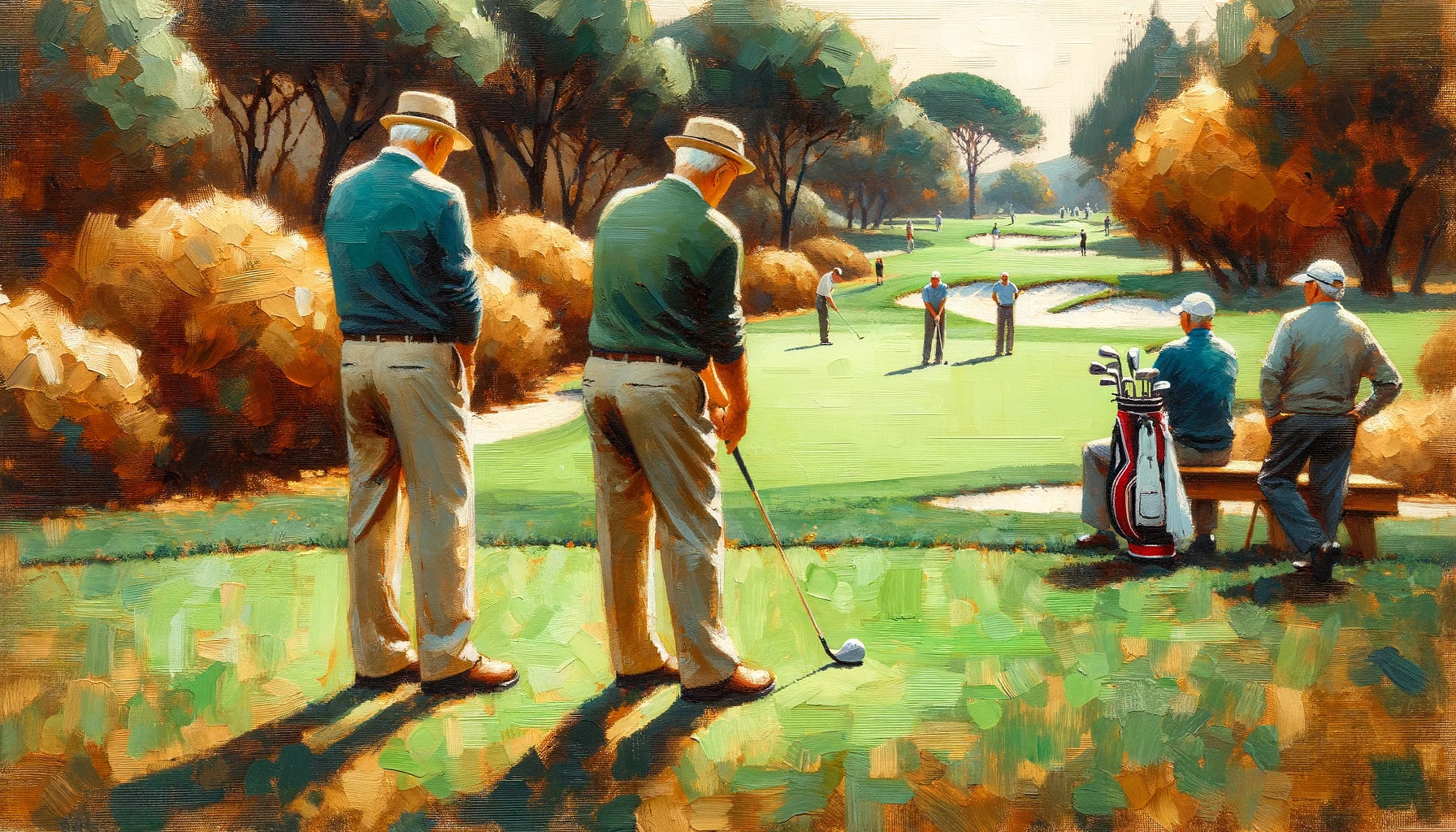 Golfers embrace natural harmony