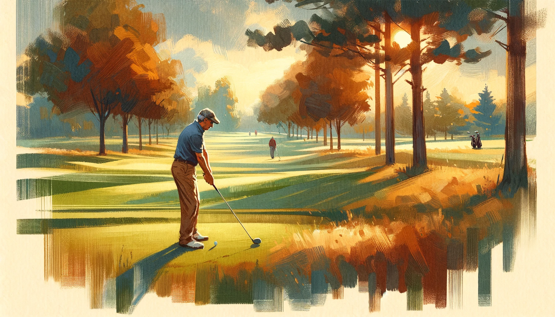 Golfing weekend warrior finding strength in serenity