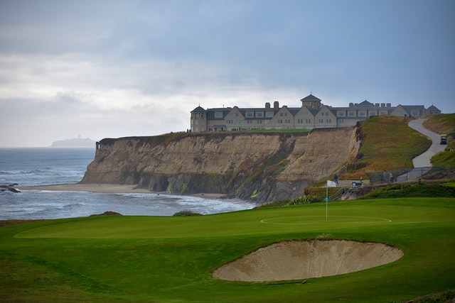 Half Moon Bay golf course with a view