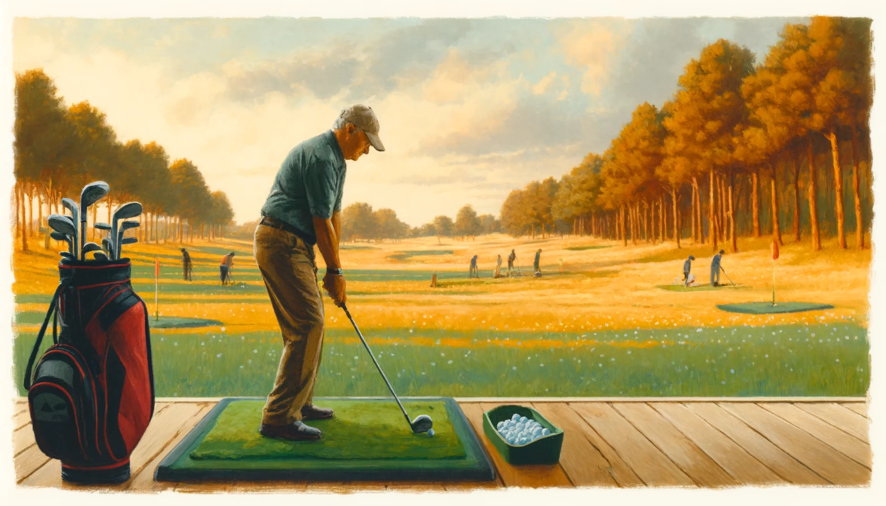 How to hit a golf ball swing technique focus