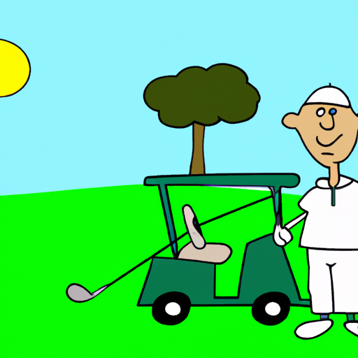 Golfer in the midst of a swing, about to hit the ball Golfer in the midst of a swing, about to hit the ball