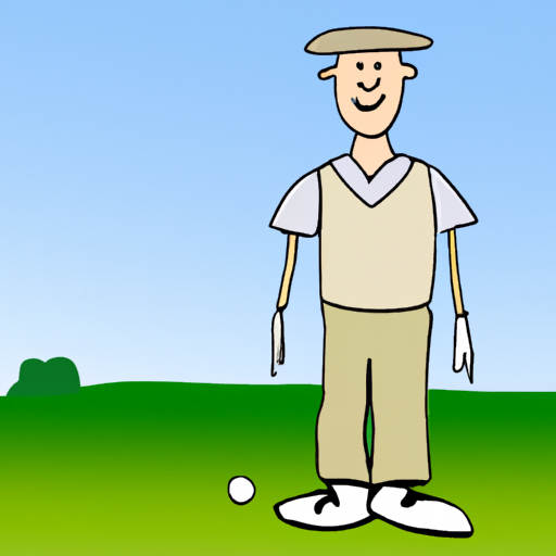 Golfer Preparing for a Long Drive
