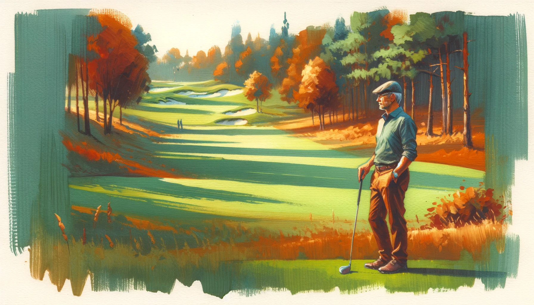 Mental game and strategy focus amidst nature Mental game and strategy focus amidst nature