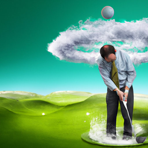 Mental golf tips clouds in the sky