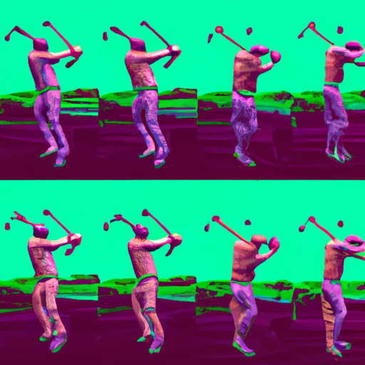 Proper golf backswing sequence