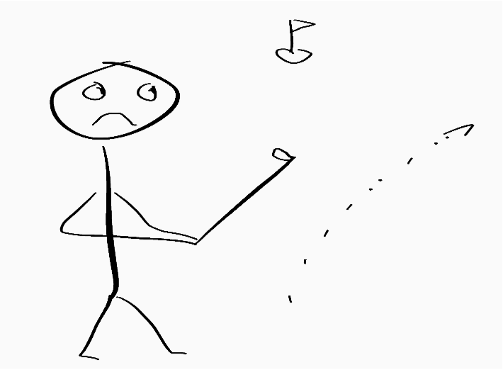 Shank shot golfer not happy