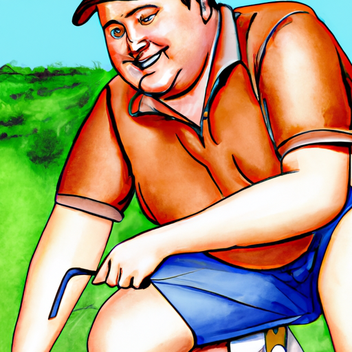 Showing wrist hinge in golf