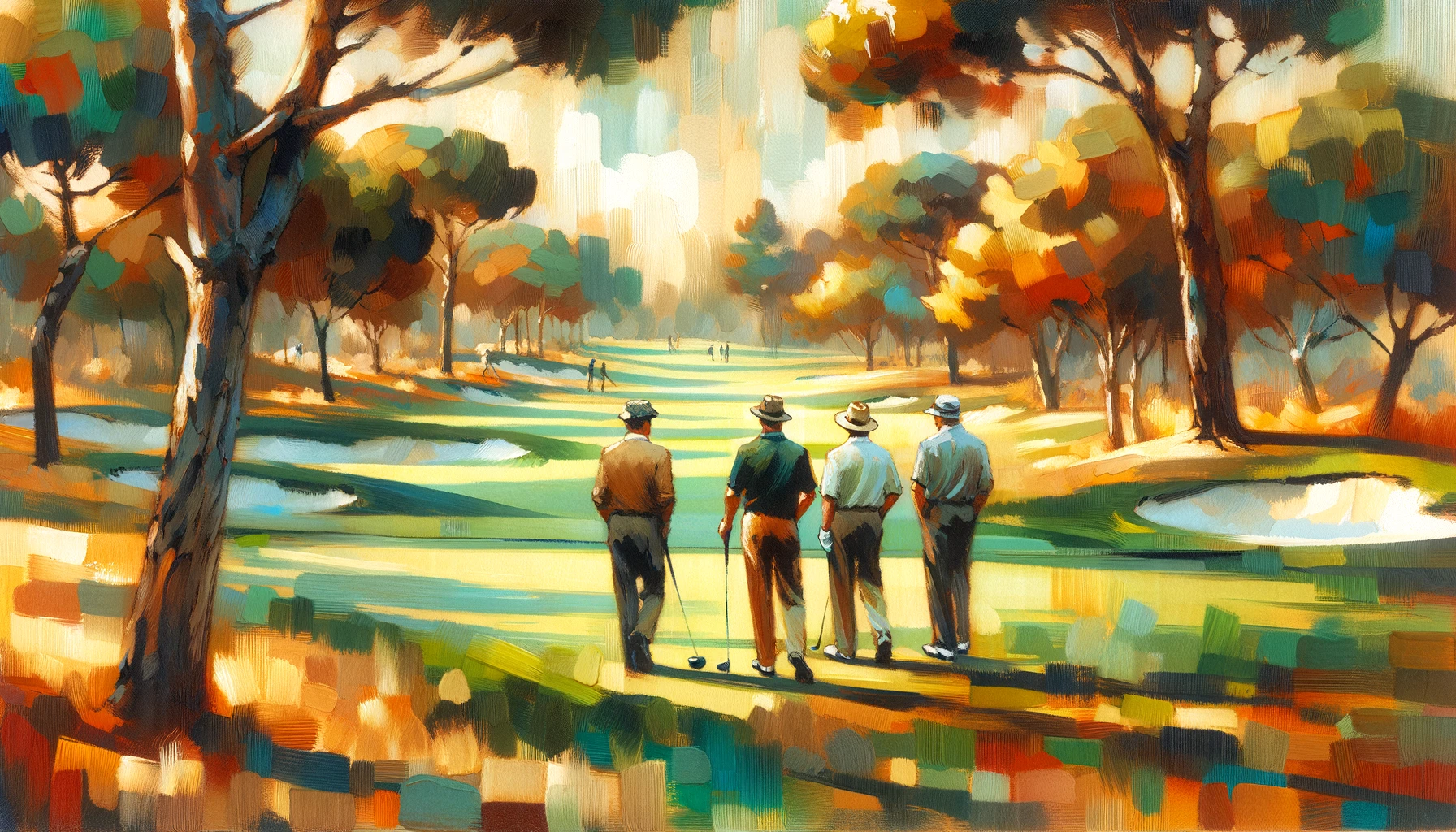 Three weekend golfers continuous learning and improvement