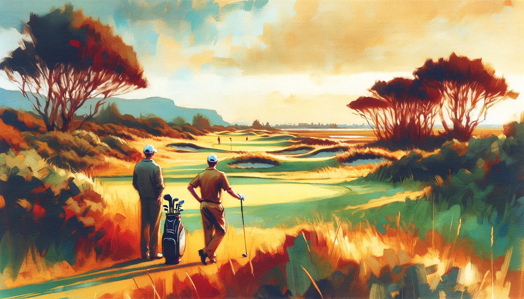 Two weekend golfers continuous learning and improvement