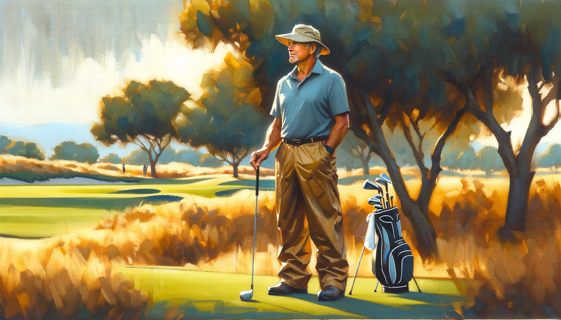 Waterproof elegance on the greens