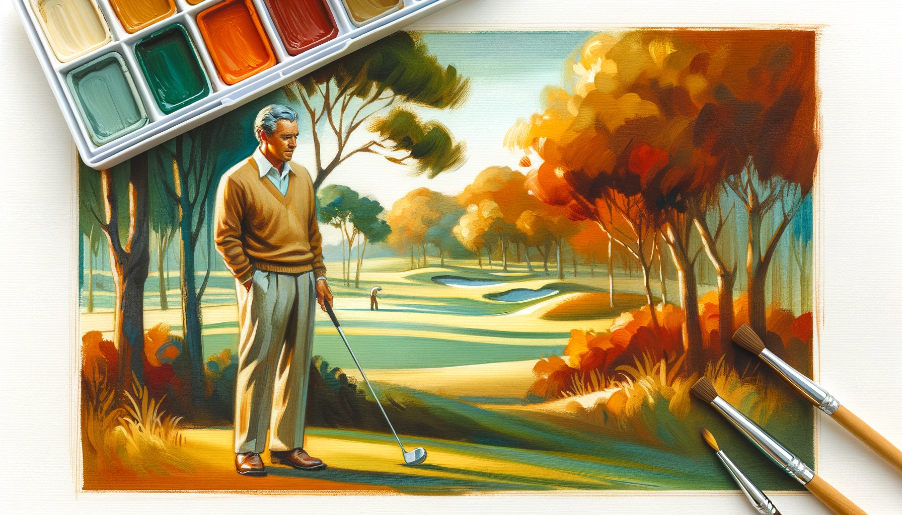 Weekend golfer elegance