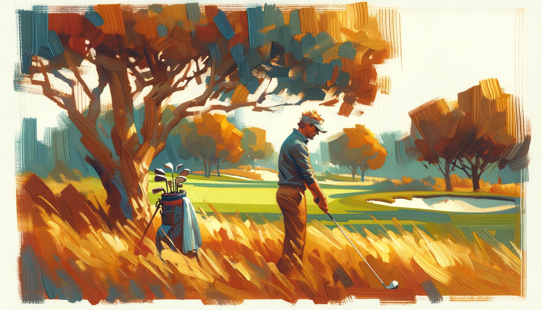 Weekend golfer serene course Weekend golfer serene course