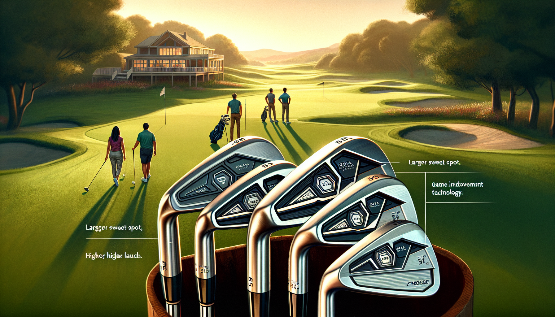 Best game improvement irons for weekend golfers comparison showing different models